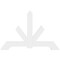 Ekena Millwork Vanguard Architectural Grade PVC Gable Bracket, 72"W x 48"H x 2"D x 6"F, 16/12 Pitch GBP072X48X0206VAN00 - alternate 5